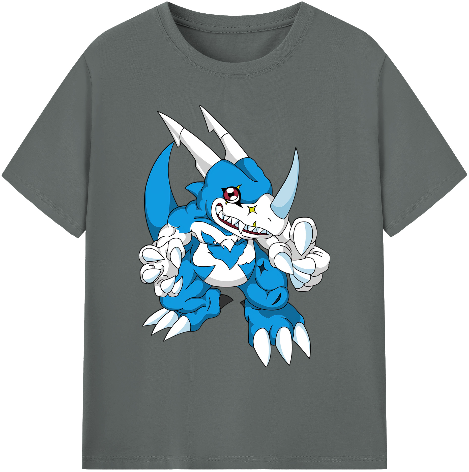 （画像用） Digimon デジタルモンスター/デジモン 綿100％ メンズ半袖Tシャツ｜肌触りやわらか＆通気性